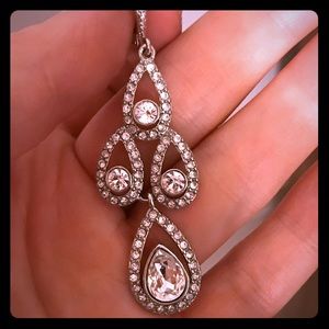 Givenchy Crystal Chandelier Statement Earrings